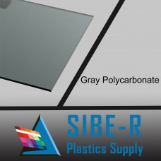 SIBE-R PLASTIC SUPPLY GRAY POLYCARBONATE